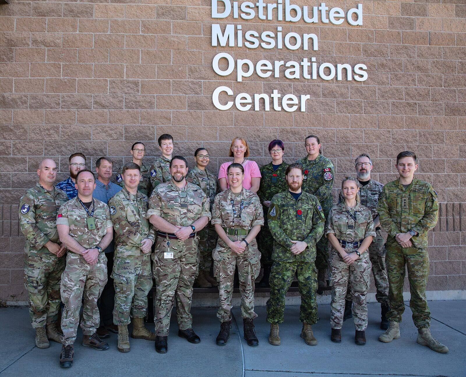 Coalition operators during a combined joint exercise